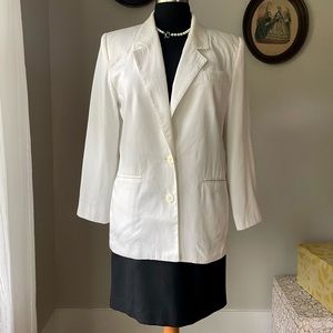 VINTAGE 1990s white blazer - Suburban Petites